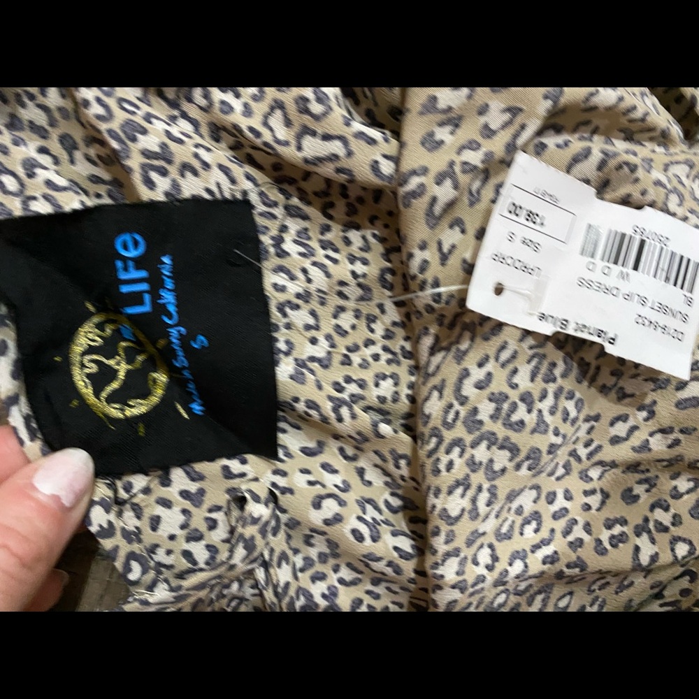 NWT planet blue cheetah dress